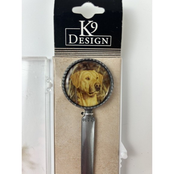 Golden Labrador Retriever Vintage 2003 Letter Envelope Opener K9 Designs NOS - Picture 2 of 6